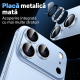 Folie Camera pentru IPhone 17 Pro Max, protectie metalica, Albastru Deschis