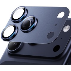 Folie Camera pentru IPhone 17 Pro Max, protectie metalica, Albastru Inchis