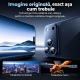Folie Camera pentru IPhone 18 Pro max, protectie metalica, Albastru Inchis