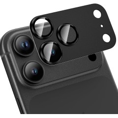 Folie Camera pentru IPhone 17 Pro Max, protectie metalica, Negru