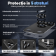 Folie Camera pentru IPhone 17 Pro Max, protectie metalica, Negru