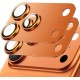 Folie Camera pentru IPhone 17 Pro Max, protectie metalica, Portocaliu