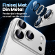 Folie Camera pentru IPhone 17 Pro Max, protectie metalica, Silver
