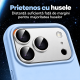 Folie Camera pentru IPhone 17 Pro Max, protectie metalica, Silver