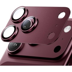 Folie Camera pentru IPhone 17 Pro Max, protectie metalica, Cherry