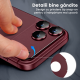 Folie Camera pentru IPhone 17 Pro, protectie metalica, Cherry