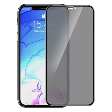 Folie de protectie sticla Privacy compatibila cu iPhone X / Xs
