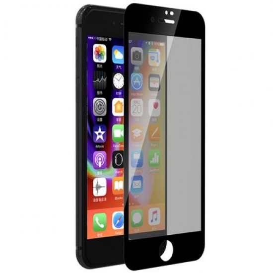 Folie Sticla Privacy Entire View pentru iPhone 6s, Negru