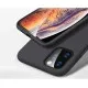 Husa silicon soft-touch compatibila cu Apple IPhone 11 Pro Max, Negru