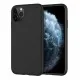 Husa silicon soft-touch compatibila cu Apple IPhone 11 Pro Max, Negru
