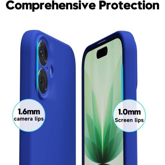 Husa Soft Touch, slim, ALC Mobile, anti soc, compatibila cu IPhone 17, Albastru Tpu Husa Soft Touch, slim, ALC Mobile, anti soc, compatibila cu IPhone 17, Albastru Tpu