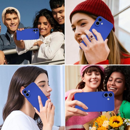 Husa Soft Touch, slim, ALC Mobile, anti soc, compatibila cu IPhone 17, Albastru Tpu Husa Soft Touch, slim, ALC Mobile, anti soc, compatibila cu IPhone 17, Albastru Tpu