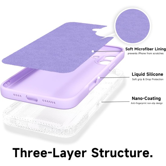 Husa Soft Touch, slim, ALC Mobile, anti soc, compatibila cu IPhone 17, Lila Tpu Husa Soft Touch, slim, ALC Mobile, anti soc, compatibila cu IPhone 17, Lila Tpu