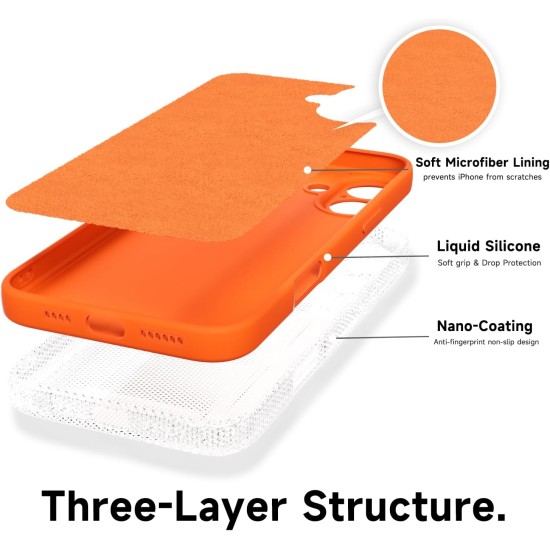 Husa Soft Touch, slim, ALC Mobile, anti soc, compatibila cu IPhone 17, Portocaliu Tpu Husa Soft Touch, slim, ALC Mobile, anti soc, compatibila cu IPhone 17, Portocaliu Tpu