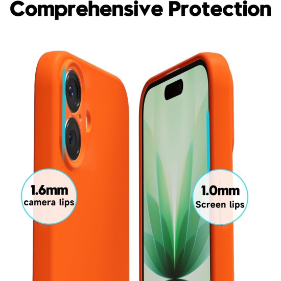 Husa Soft Touch, slim, ALC Mobile, anti soc, compatibila cu IPhone 17, Portocaliu Tpu Husa Soft Touch, slim, ALC Mobile, anti soc, compatibila cu IPhone 17, Portocaliu Tpu