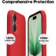 Husa Soft Touch, slim, ALC Mobile, anti soc, compatibila cu IPhone 17, Rosu Tpu Husa Soft Touch, slim, ALC Mobile, anti soc, compatibila cu IPhone 17, Rosu Tpu
