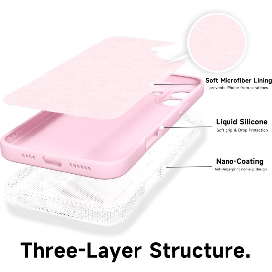 Husa Soft Touch, slim, ALC Mobile, anti soc, compatibila cu IPhone 17, Roz Pal Tpu Husa Soft Touch, slim, ALC Mobile, anti soc, compatibila cu IPhone 17, Roz Pal Tpu