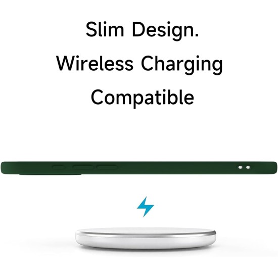 Husa Soft Touch, slim, ALC Mobile, anti soc, compatibila cu IPhone 17, Verde Inchis Tpu Husa Soft Touch, slim, ALC Mobile, anti soc, compatibila cu IPhone 17, Verde Inchis Tpu