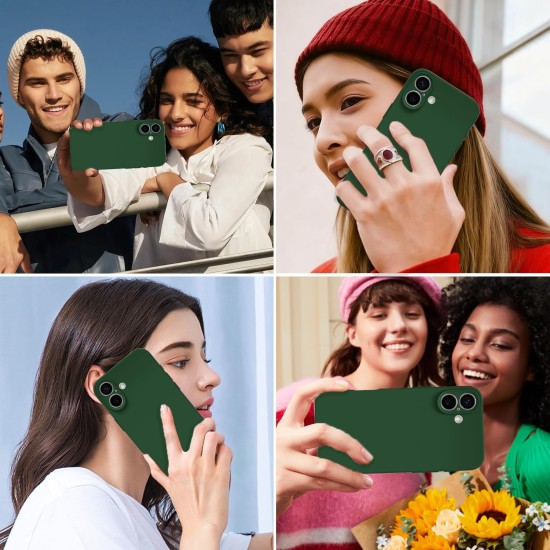 Husa Soft Touch, slim, ALC Mobile, anti soc, compatibila cu IPhone 17, Verde Inchis Tpu Husa Soft Touch, slim, ALC Mobile, anti soc, compatibila cu IPhone 17, Verde Inchis Tpu