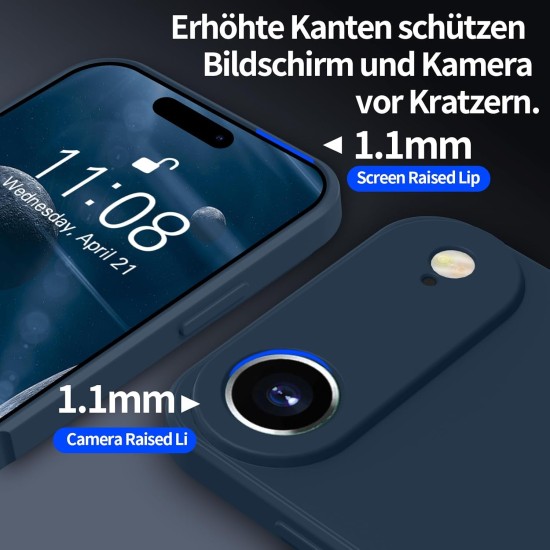 Husa Soft Touch, slim, ALC Mobile, anti soc, compatibila cu IPhone 17 Air, Albastru Inchis Tpu Husa Soft Touch, slim, ALC Mobile, anti soc, compatibila cu IPhone 17 Air, Albastru Inchis Tpu