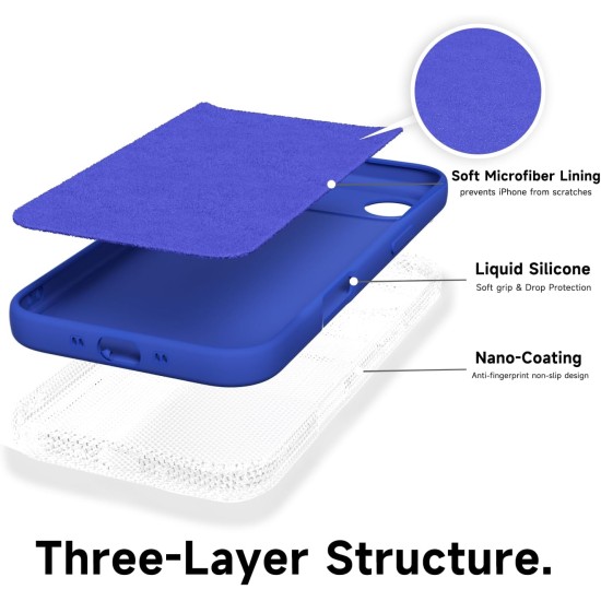 Husa Soft Touch, slim, ALC Mobile, anti soc, compatibila cu IPhone 17 Air, Albastru Tpu Husa Soft Touch, slim, ALC Mobile, anti soc, compatibila cu IPhone 17 Air, Albastru Tpu