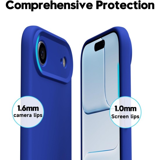 Husa Soft Touch, slim, ALC Mobile, anti soc, compatibila cu IPhone 17 Air, Albastru Tpu Husa Soft Touch, slim, ALC Mobile, anti soc, compatibila cu IPhone 17 Air, Albastru Tpu