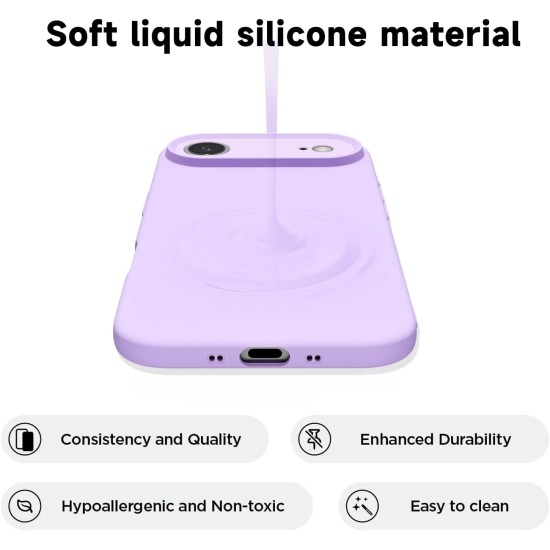 Husa Soft Touch, slim, ALC Mobile, anti soc, compatibila cu IPhone 17 Air, Lila Tpu Husa Soft Touch, slim, ALC Mobile, anti soc, compatibila cu IPhone 17 Air, Lila Tpu