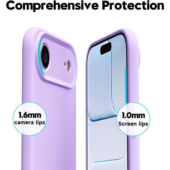 Husa Soft Touch, slim, ALC Mobile, anti soc, compatibila cu IPhone 17 Air, Lila Tpu Husa Soft Touch, slim, ALC Mobile, anti soc, compatibila cu IPhone 17 Air, Lila Tpu