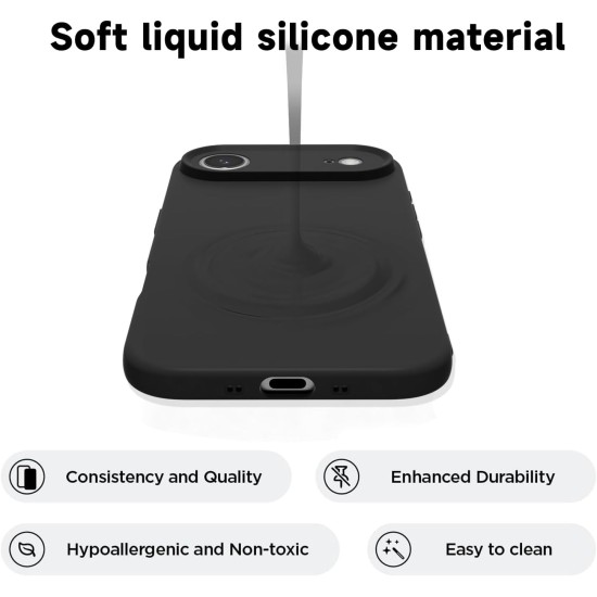 Husa Soft Touch, slim, ALC Mobile, anti soc, compatibila cu IPhone 17 Air, Negru Tpu Husa Soft Touch, slim, ALC Mobile, anti soc, compatibila cu IPhone 17 Air, Negru Tpu