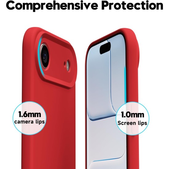 Husa Soft Touch, slim, ALC Mobile, anti soc, compatibila cu IPhone 17 Air, Rosu Tpu Husa Soft Touch, slim, ALC Mobile, anti soc, compatibila cu IPhone 17 Air, Rosu Tpu