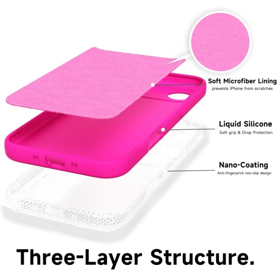 Husa Soft Touch, slim, ALC Mobile, anti soc, compatibila cu IPhone 17 Air, Roz Aprins Tpu Husa Soft Touch, slim, ALC Mobile, anti soc, compatibila cu IPhone 17 Air, Roz Aprins Tpu
