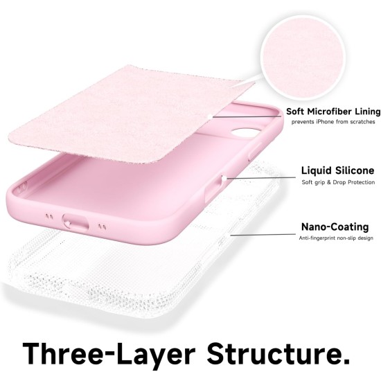 Husa Soft Touch, slim, ALC Mobile, anti soc, compatibila cu IPhone 17 Air, Roz Pal Tpu Husa Soft Touch, slim, ALC Mobile, anti soc, compatibila cu IPhone 17 Air, Roz Pal Tpu