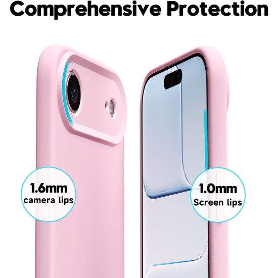 Husa Soft Touch, slim, ALC Mobile, anti soc, compatibila cu IPhone 17 Air, Roz Pal Tpu Husa Soft Touch, slim, ALC Mobile, anti soc, compatibila cu IPhone 17 Air, Roz Pal Tpu