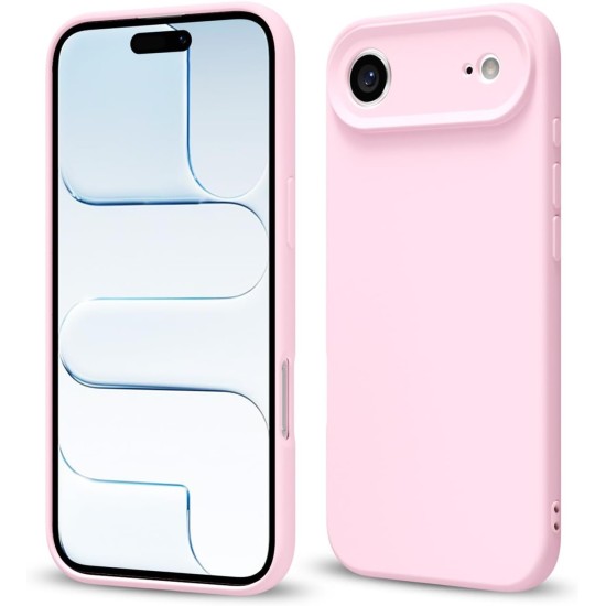 Husa Soft Touch, slim, ALC Mobile, anti soc, compatibila cu IPhone 17 Air, Roz Pal Tpu Husa Soft Touch, slim, ALC Mobile, anti soc, compatibila cu IPhone 17 Air, Roz Pal Tpu