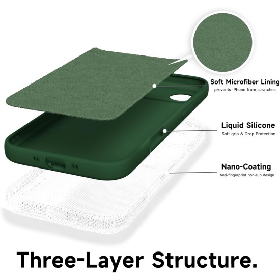 Husa Soft Touch, slim, ALC Mobile, anti soc, compatibila cu IPhone 17 Air, Verde Inchis Tpu Husa Soft Touch, slim, ALC Mobile, anti soc, compatibila cu IPhone 17 Air, Verde Inchis Tpu