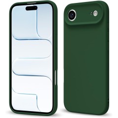 Husa Soft Touch, slim, ALC Mobile, anti soc, compatibila cu IPhone 17 Air, Verde Inchis Tpu