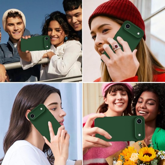 Husa Soft Touch, slim, ALC Mobile, anti soc, compatibila cu IPhone 17 Air, Verde Inchis Tpu Husa Soft Touch, slim, ALC Mobile, anti soc, compatibila cu IPhone 17 Air, Verde Inchis Tpu
