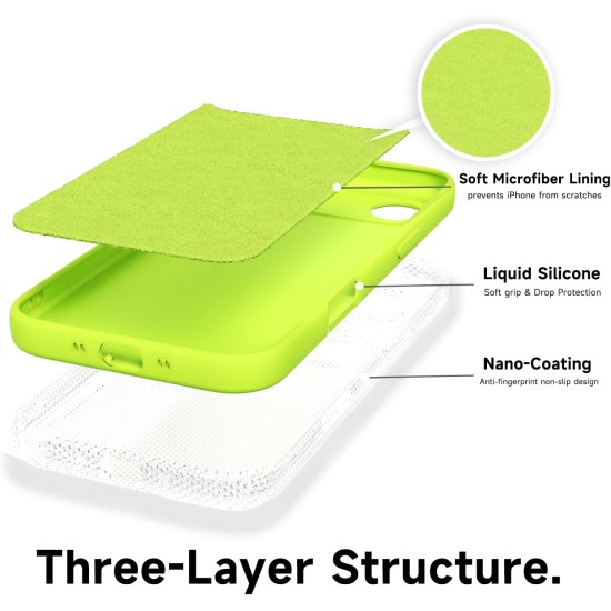Husa Soft Touch, slim, ALC Mobile, anti soc, compatibila cu IPhone 17 Air, Verde Neon Tpu Husa Soft Touch, slim, ALC Mobile, anti soc, compatibila cu IPhone 17 Air, Verde Neon Tpu