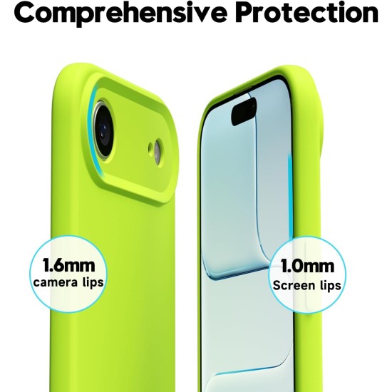 Husa Soft Touch, slim, ALC Mobile, anti soc, compatibila cu IPhone 17 Air, Verde Neon Tpu Husa Soft Touch, slim, ALC Mobile, anti soc, compatibila cu IPhone 17 Air, Verde Neon Tpu