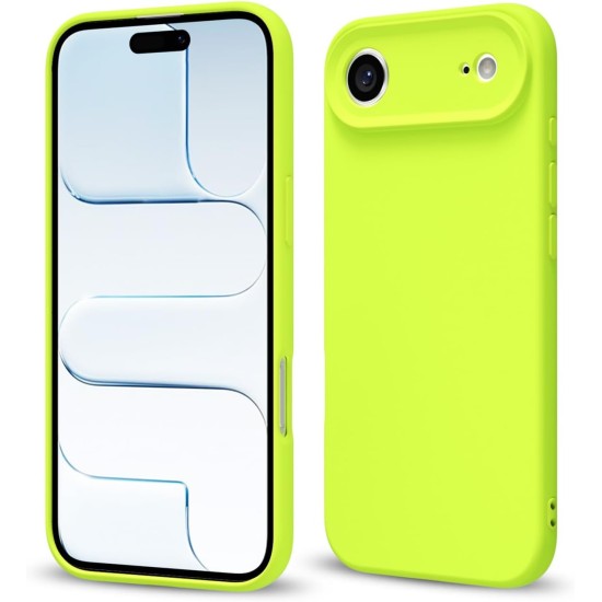 Husa Soft Touch, slim, ALC Mobile, anti soc, compatibila cu IPhone 17 Air, Verde Neon Tpu Husa Soft Touch, slim, ALC Mobile, anti soc, compatibila cu IPhone 17 Air, Verde Neon Tpu