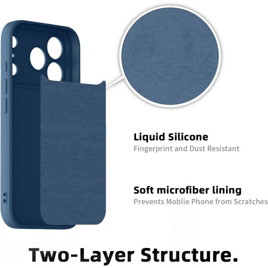 Husa Soft Touch, slim, ALC Mobile, anti soc, compatibila cu IPhone 17 Pro, Albastru Inchis Tpu Husa Soft Touch, slim, ALC Mobile, anti soc, compatibila cu IPhone 17 Pro, Albastru Inchis Tpu