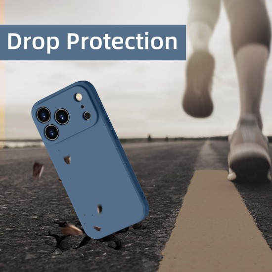 Husa Soft Touch, slim, ALC Mobile, anti soc, compatibila cu IPhone 17 Pro, Albastru Inchis Tpu Husa Soft Touch, slim, ALC Mobile, anti soc, compatibila cu IPhone 17 Pro, Albastru Inchis Tpu