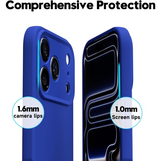 Husa Soft Touch, slim, ALC Mobile, anti soc, compatibila cu IPhone 17 Pro, Albastru Tpu Husa Soft Touch, slim, ALC Mobile, anti soc, compatibila cu IPhone 17 Pro, Albastru Tpu