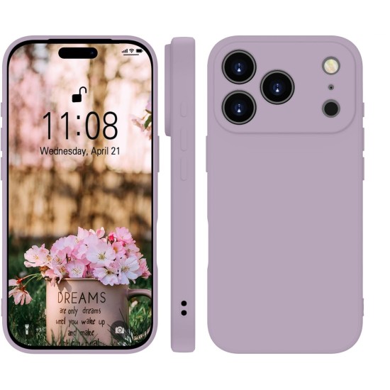 Husa Soft Touch, slim, ALC Mobile, anti soc, compatibila cu IPhone 17 Pro, Lila Tpu Husa Soft Touch, slim, ALC Mobile, anti soc, compatibila cu IPhone 17 Pro, Lila Tpu