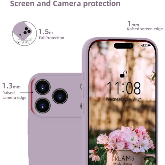 Husa Soft Touch, slim, ALC Mobile, anti soc, compatibila cu IPhone 17 Pro, Lila Tpu Husa Soft Touch, slim, ALC Mobile, anti soc, compatibila cu IPhone 17 Pro, Lila Tpu