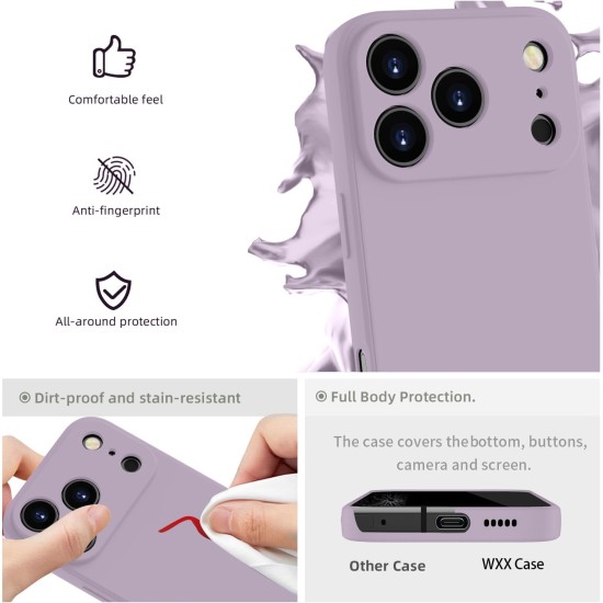 Husa Soft Touch, slim, ALC Mobile, anti soc, compatibila cu IPhone 17 Pro, Lila Tpu Husa Soft Touch, slim, ALC Mobile, anti soc, compatibila cu IPhone 17 Pro, Lila Tpu