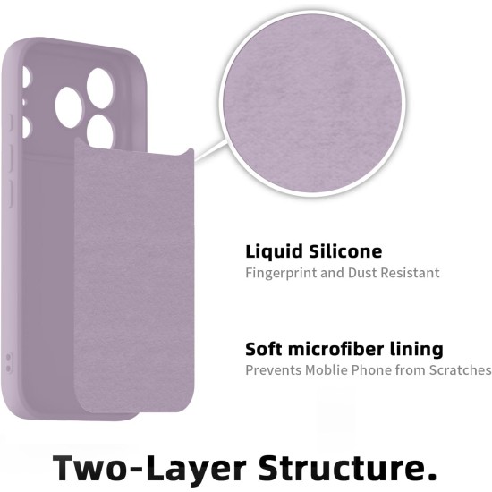 Husa Soft Touch, slim, ALC Mobile, anti soc, compatibila cu IPhone 17 Pro, Lila Tpu Husa Soft Touch, slim, ALC Mobile, anti soc, compatibila cu IPhone 17 Pro, Lila Tpu