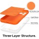 Husa Soft Touch, slim, ALC Mobile, anti soc, compatibila cu IPhone 17 Pro, Portocaliu Tpu Husa Soft Touch, slim, ALC Mobile, anti soc, compatibila cu IPhone 17 Pro, Portocaliu Tpu