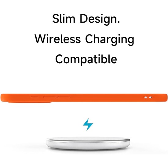 Husa Soft Touch, slim, ALC Mobile, anti soc, compatibila cu IPhone 17 Pro, Portocaliu Tpu Husa Soft Touch, slim, ALC Mobile, anti soc, compatibila cu IPhone 17 Pro, Portocaliu Tpu