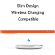 Husa Soft Touch, slim, ALC Mobile, anti soc, compatibila cu IPhone 17 Pro, Portocaliu Tpu Husa Soft Touch, slim, ALC Mobile, anti soc, compatibila cu IPhone 17 Pro, Portocaliu Tpu